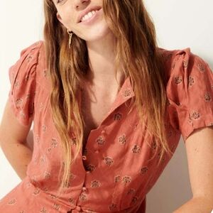 Garmentory Sessun Adelaida Dress Size M/L Rosewood Color